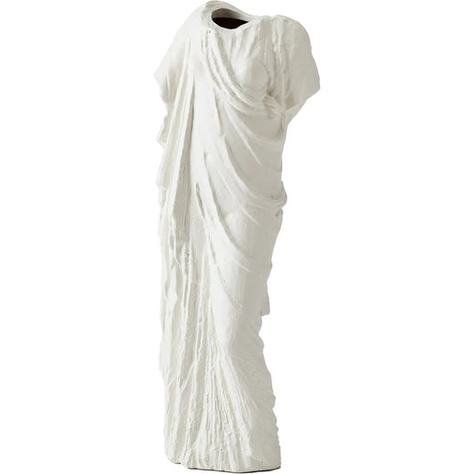 Greco Vase by Global Views in matte white. Made from unique in a modern style.