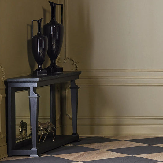 Quiet Curve Urn by Global Views. Made from ceramic in a modern style.