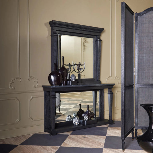 Josephine Mirror by Global Views. Made from oak in a traditional style.