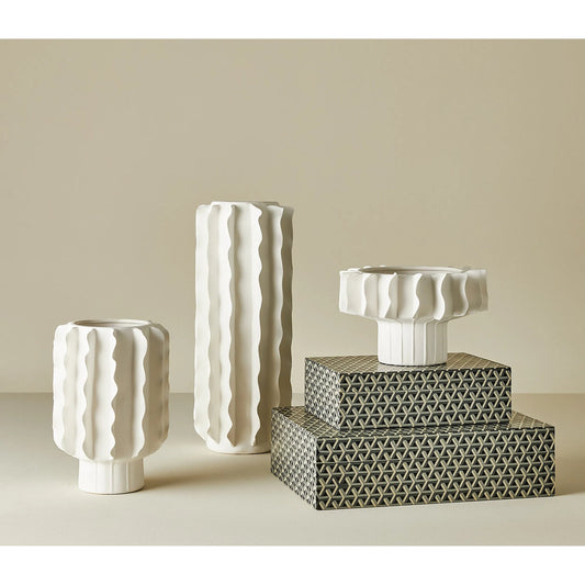 Interwoven Box by Global Views in grey, red. Made from unique in a eclectic & global style.