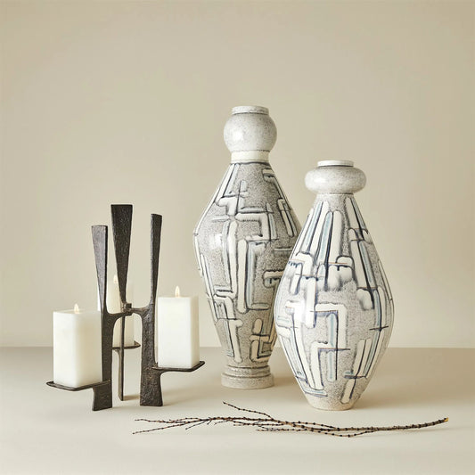 Triune Candleholder by Global Views. Made from unique in a unique style.