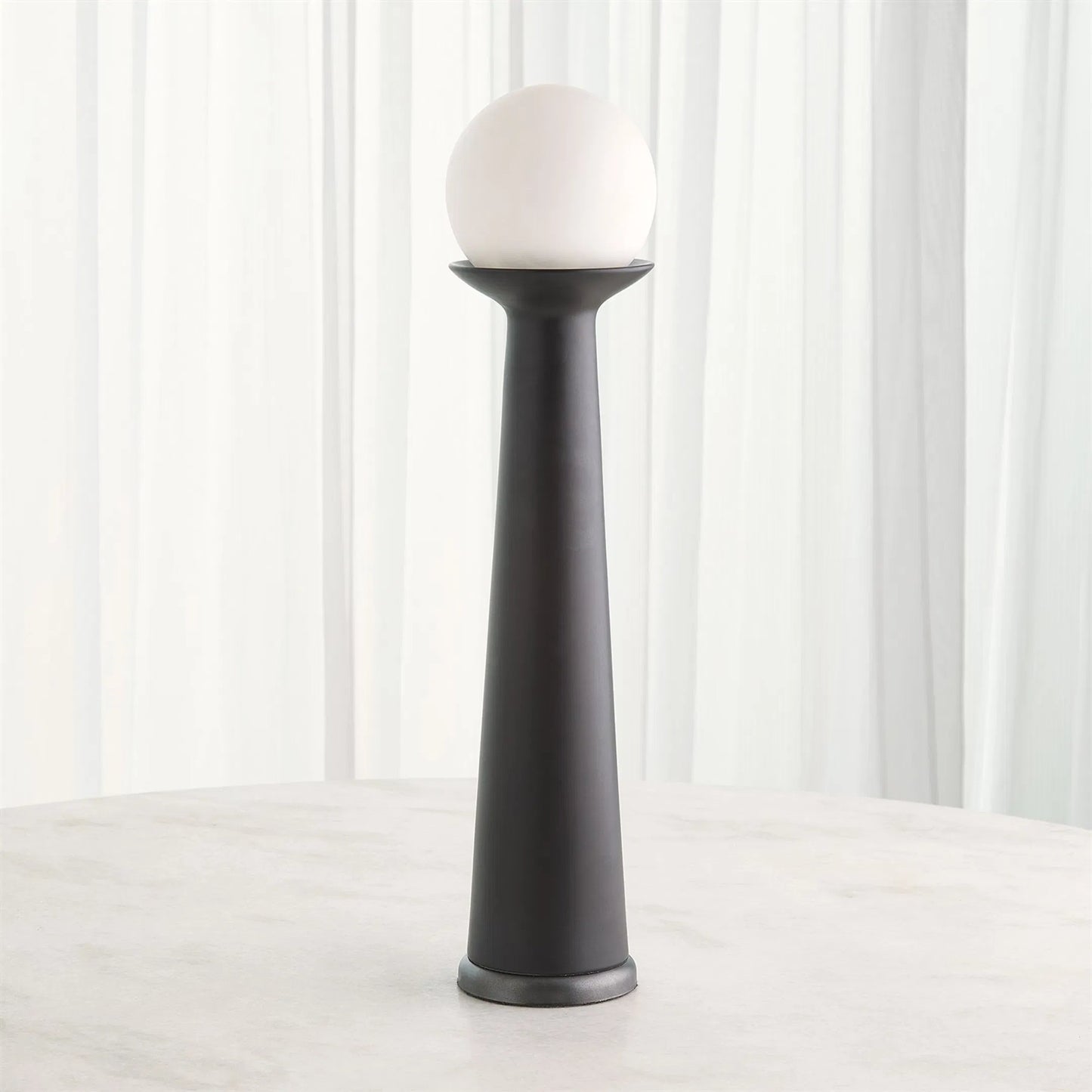 003 SI-2323021 | Additional Silo | Alabaster Bulb Tower Lamp by Global Views. Made from unique in a modern style.