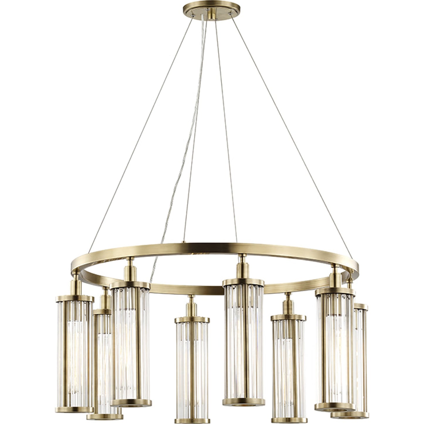 001 S-312675 | Primary Silo | Marley Chandelier by Hudson Valley. Made from brass in a modern style.
