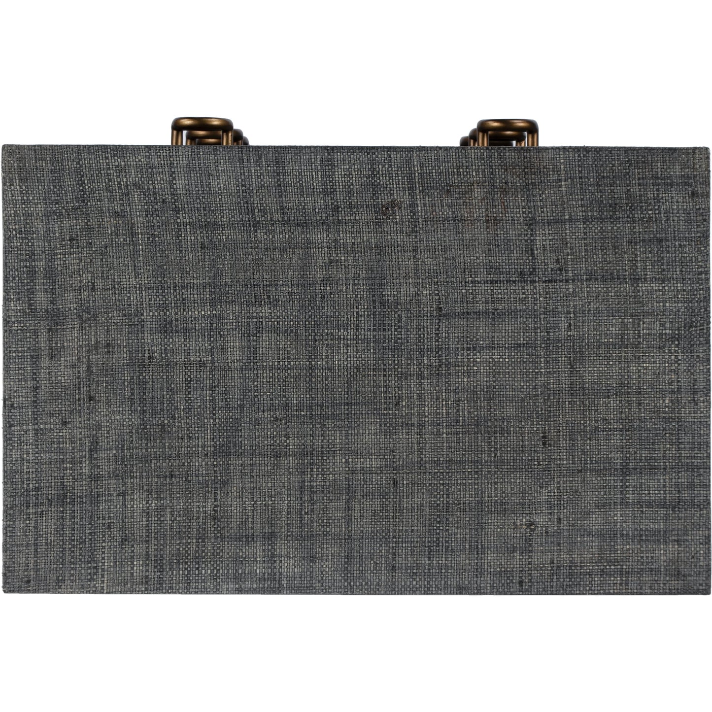 007 SI-2077868 | Additional Silo | Chatham Raffia Chest by Butler Specialty Company in charcoal and charcoal raffia. Made from gmelina beechwood solids, mdf, oak veneer, saguran raffia, aluminum in a modern style.