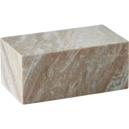 Toronto Marble Box by Global Views in natural. Made from unique in a modern style.