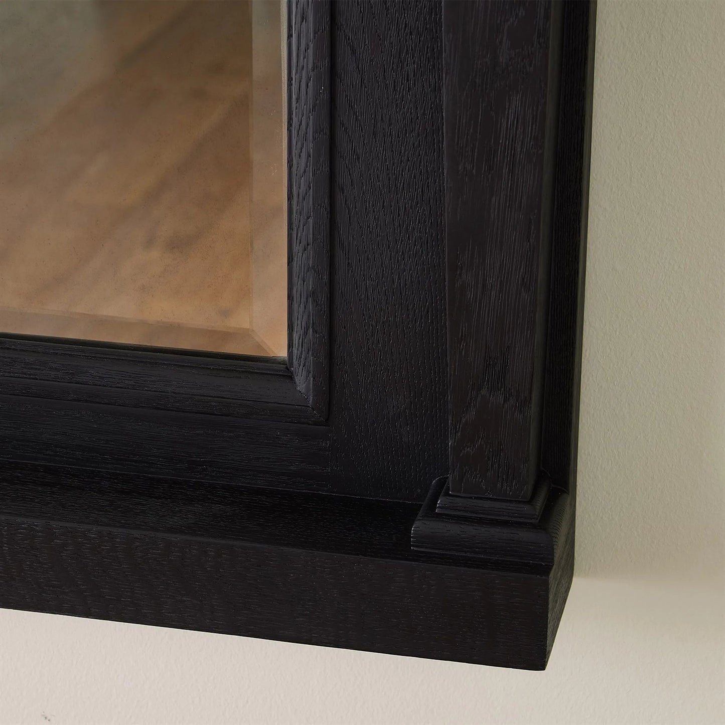 010 SI-2323838 | Unknown | Josephine Floor Mirror by Global Views in blackened oak. Made from unique in a unique style.
