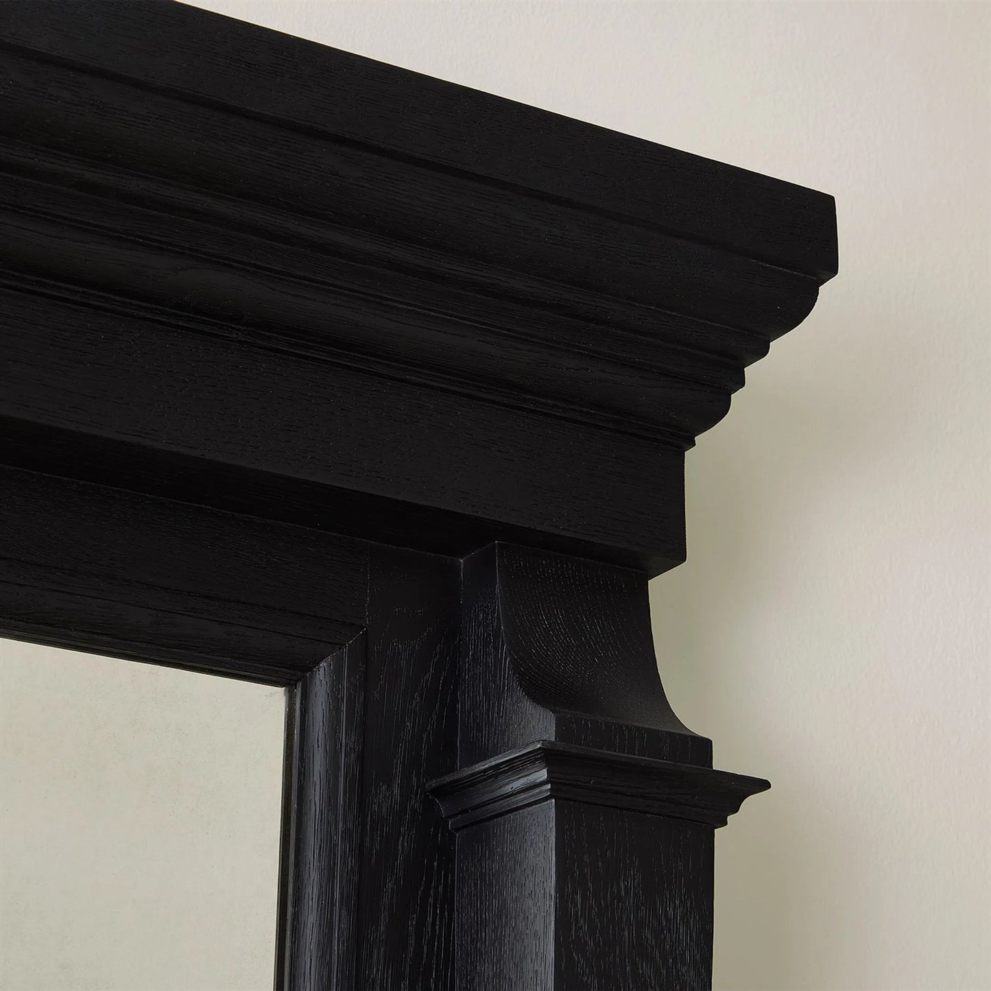 011 SI-2323838 | Unknown | Josephine Floor Mirror by Global Views in blackened oak. Made from unique in a unique style.