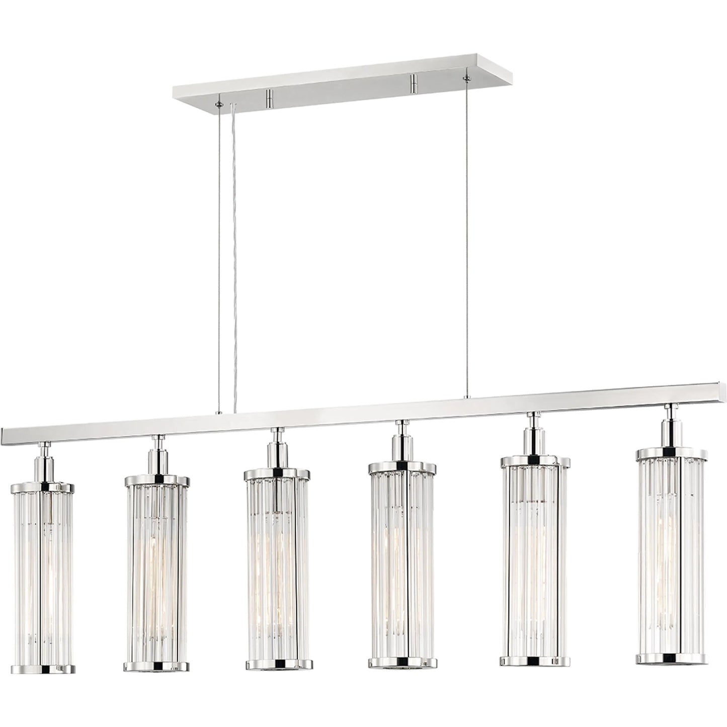 001 S-312680 | Primary Silo | Marley Island Light by Hudson Valley in polished nickel. Made from brass in a modern style.