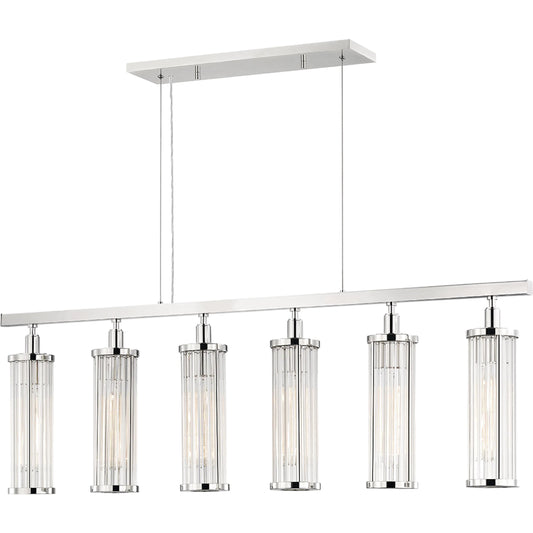 001 S-312680 | Primary Silo | Marley Island Light by Hudson Valley in polished nickel. Made from brass in a modern style.