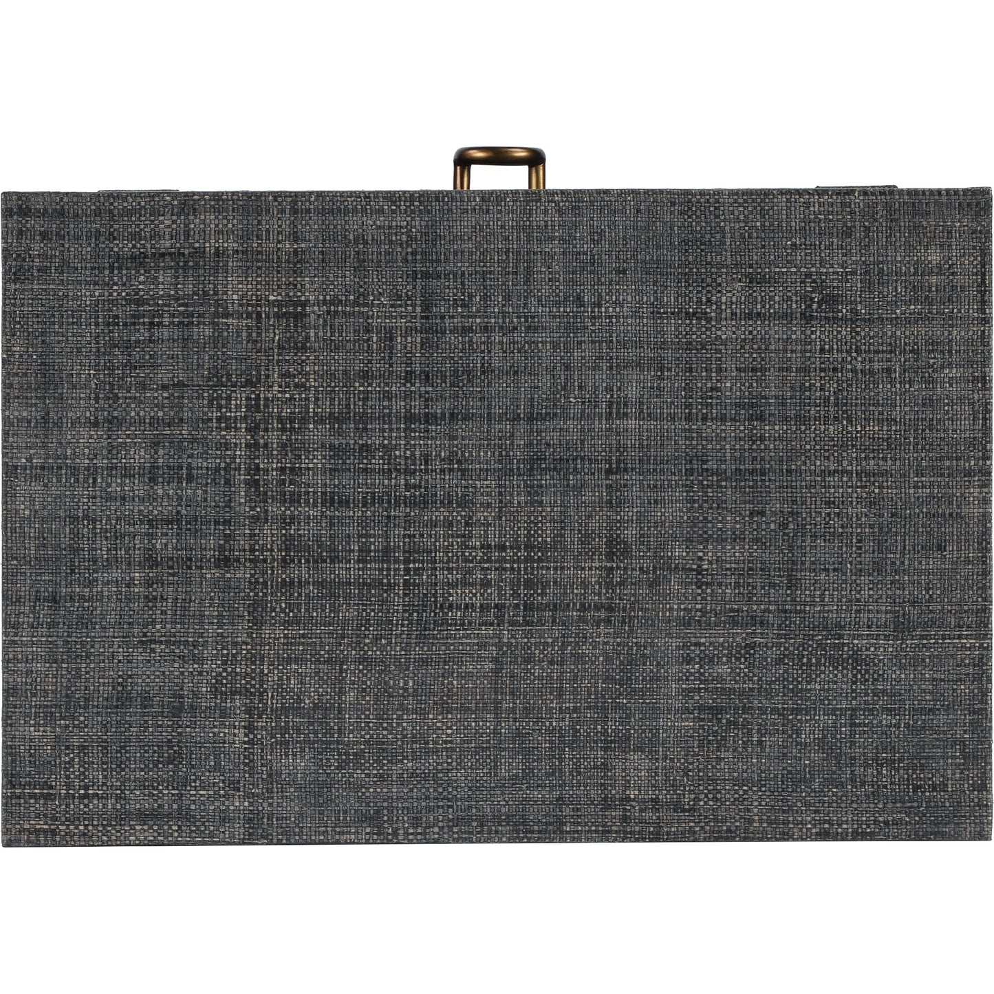 007 SI-2077870 | Additional Silo | Chatham Raffia Nightstand by Butler Specialty Company in charcoal and charcoal raffia. Made from gmelina beechwood solids, mdf panel with maple veneer, raffia, aluminium in a transitional style.