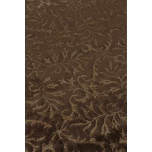 Super Tibetan 9184 Rug by Exquisite Rugs in light chocolate. Made from wool, bamboo silk in a unique style.