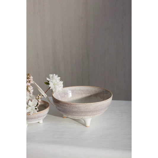 Amethyst Bowl by Accent Decor in light-purple. Made from ceramic in a transitional style.
