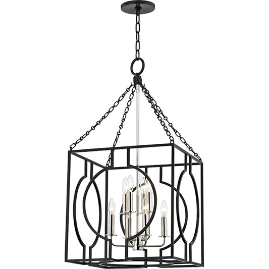 Octavio Pendant by Hudson Valley. Made from steel in a transitional style.