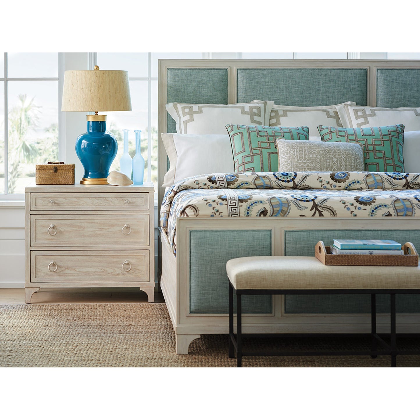 003 SR-834812 | Lifestyle | Cliff Nightstand by Barclay Butera. Made from unique in a cottage & farmhouse style.