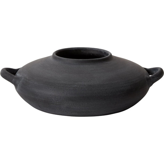 Ochoa Vase by Accent Decor in black. Made from ceramic in a modern style.