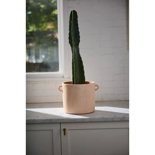 Apricot Pot by Accent Decor in terracotta. Made from ceramic in a rustic style.