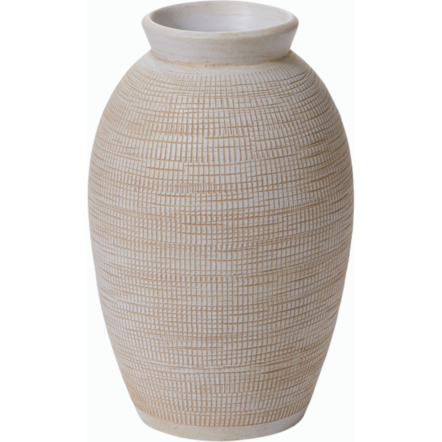 002 SI-2162805 | Primary Silo | Sirocco Vase by Accent Decor in white. Made from ceramic in a cottage & farmhouse style.