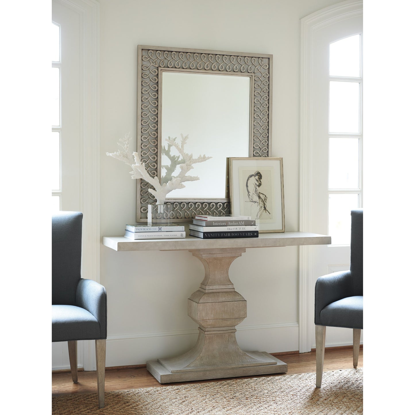 005 SR-835042 | Lifestyle | Tivoli Console by Barclay Butera. Made from unique in a transitional style.