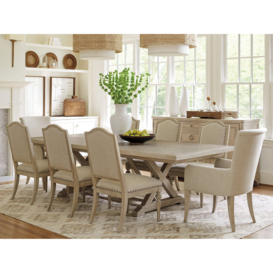 Rockpoint Rectangular Dining Table by Barclay Butera. Made from unique in a cottage & farmhouse style.