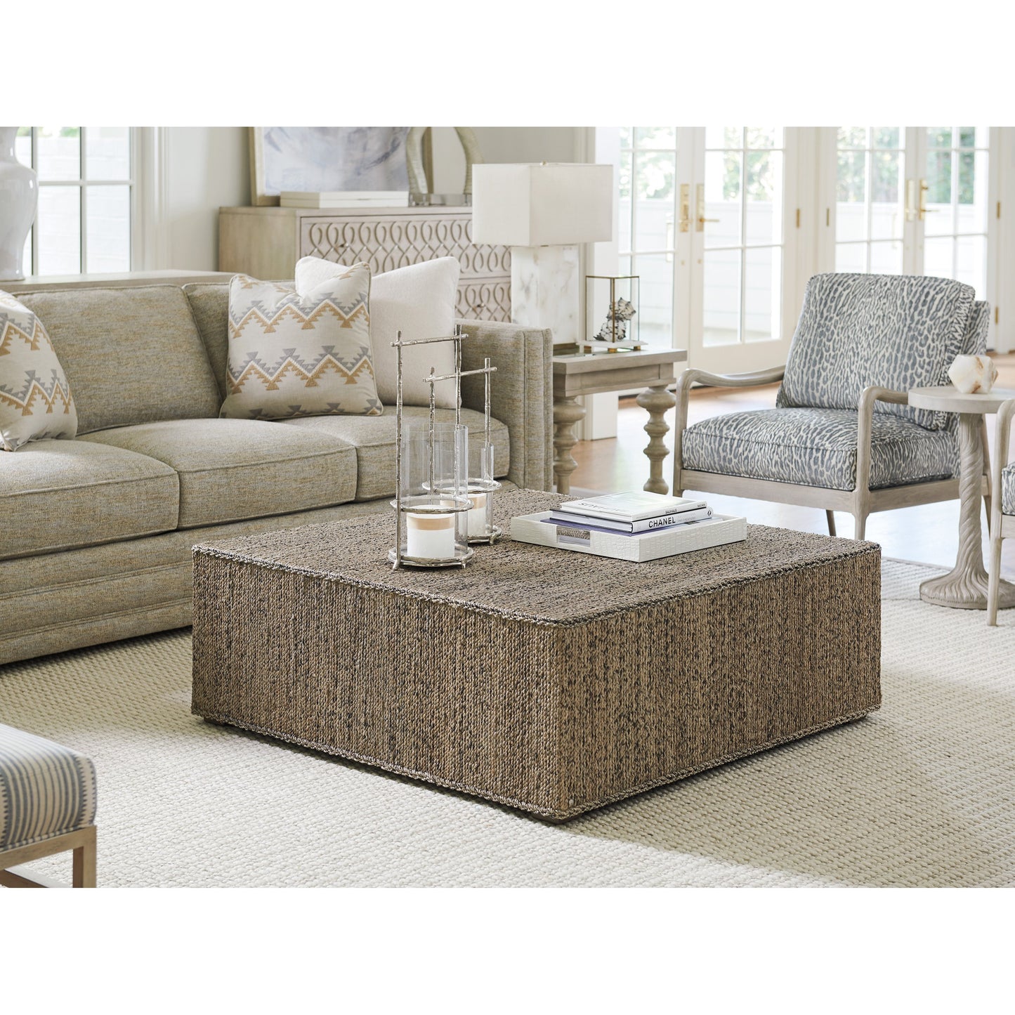 003 SR-834868 | Lifestyle | Decker Woven Cocktail by Barclay Butera. Made from unique in a coastal style.