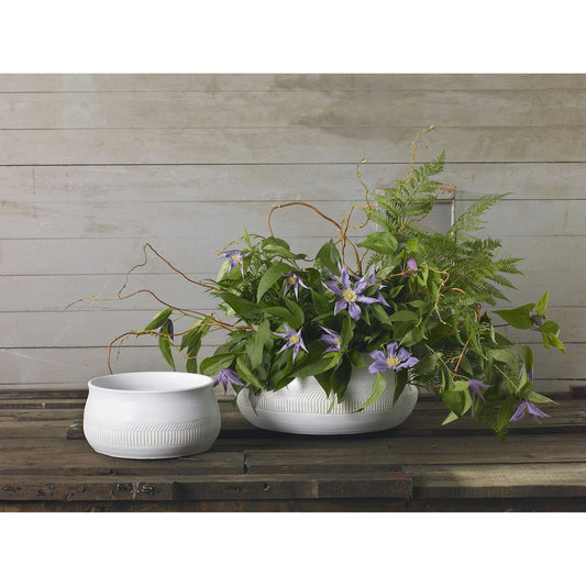 Tasse Bowl by Accent Decor in white. Made from ceramic in a modern style.