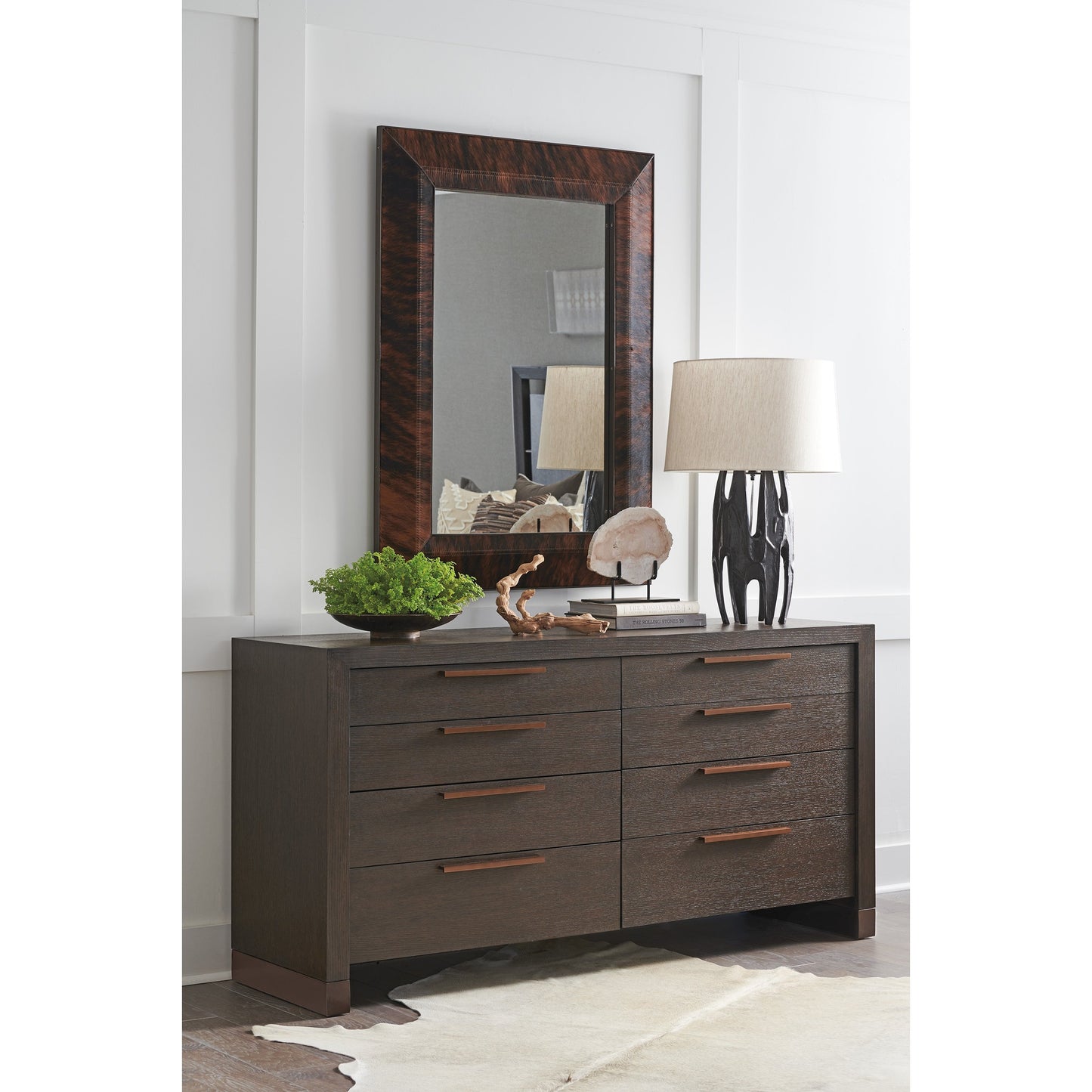 003 SI-1770760 | Lifestyle | Skylark Double Dresser by Lexington in dark mocha. Made from unique in a rustic style.