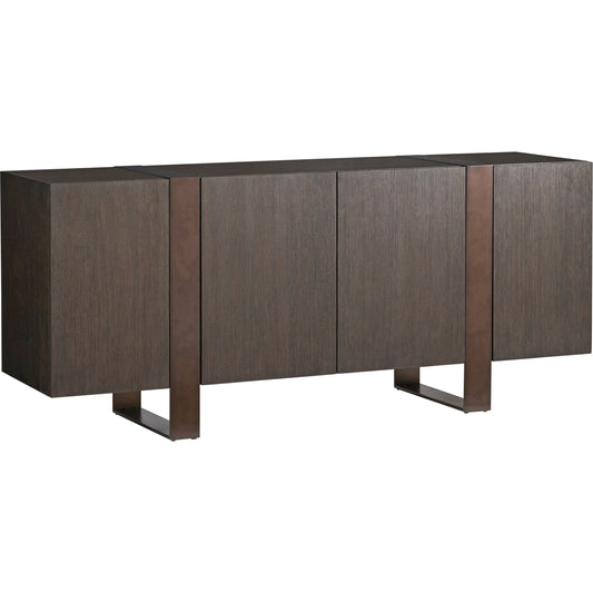 Stein Buffet by Lexington in dark mocha. Made from unique in a modern style.