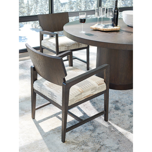 Highland Dining Chair by Barclay Butera in dark mocha. Made from unique in a modern style.