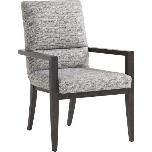 Glenwild Arm Chair by Lexington in dark mocha. Made from unique in a transitional style.