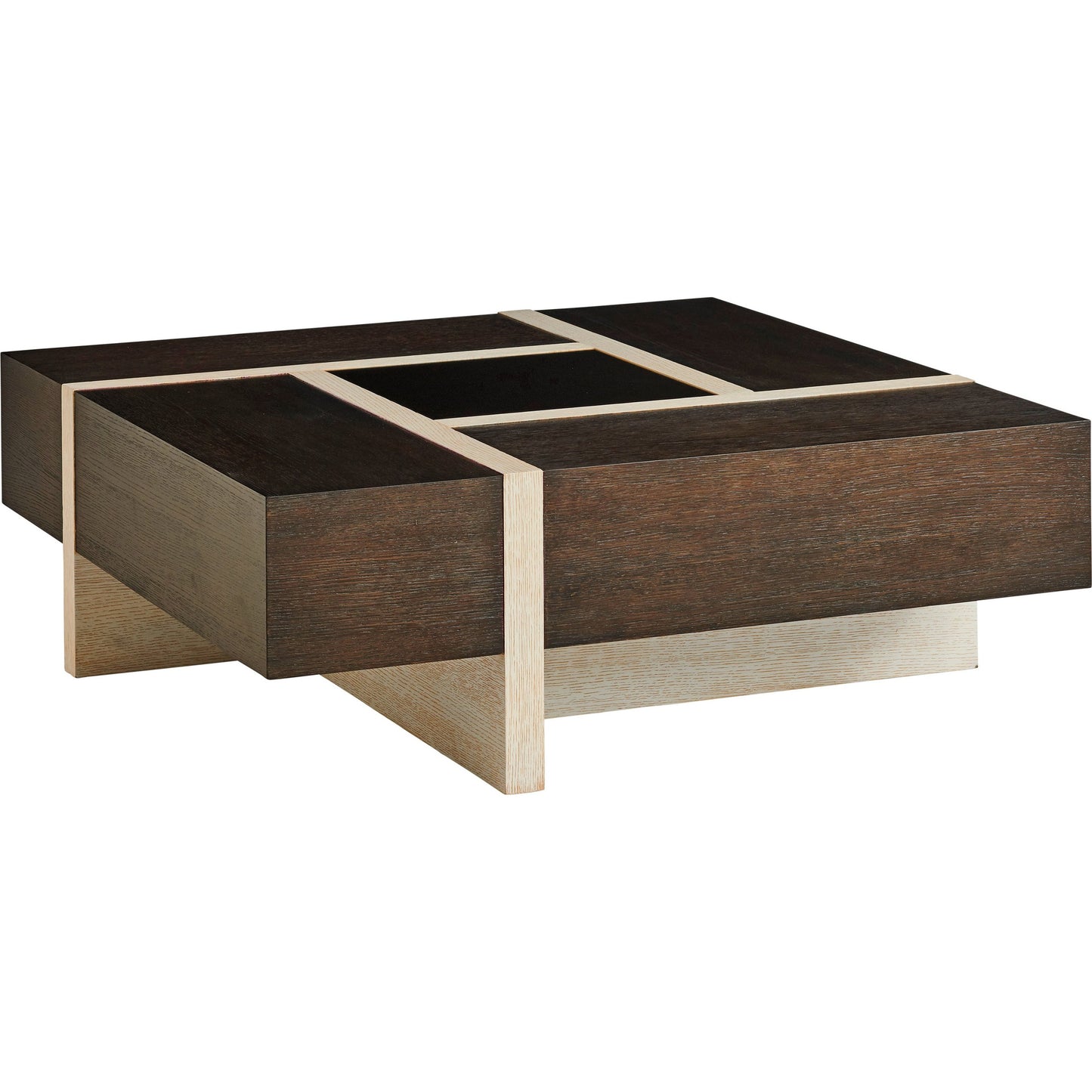001 SI-1770761 | Additional Silo | Solace Square Cocktail Table by Lexington in dark mocha canyon, light monterey. Made from unique in a modern style.