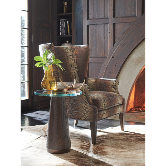 Apex Accent Table by Lexington in burnished bronze. Made from unique in a modern style.
