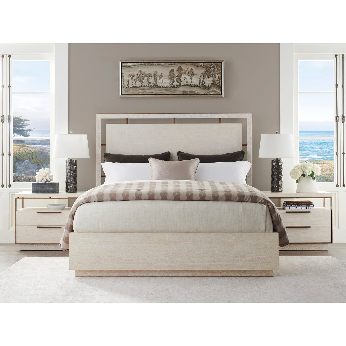 003 SI-1770733 | Lifestyle | Malpaso Bachelors Chest by Lexington in winter white. Made from unique in a transitional style.