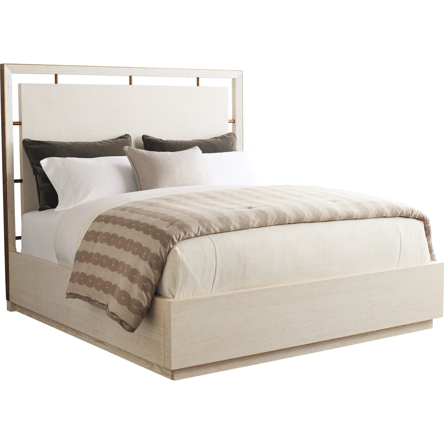 001 SI-1770752,SI-1770753,SI-1770754 | Additional Silo | Post Ranch Panel Bed by Lexington in winter white. Made from unique in a coastal style.
