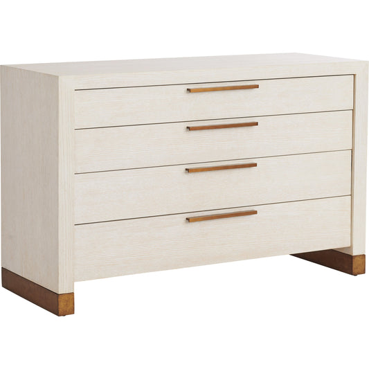 Tehama Single Dresser by Lexington in winter white. Made from unique in a transitional style.