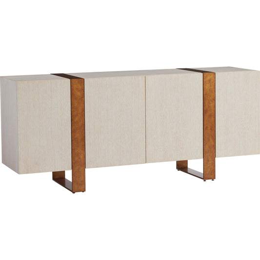 Bixby Buffet by Lexington in winter white. Made from unique in a modern style.