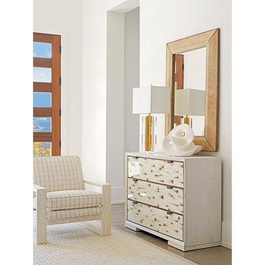 Dry Creek Hall Chest by Barclay Butera in winter white. Made from unique in a modern style.