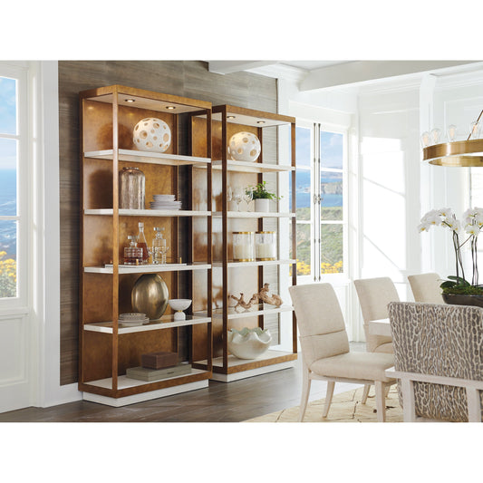 Whitman Etagere by Lexington in winter white. Made from unique in a modern style.
