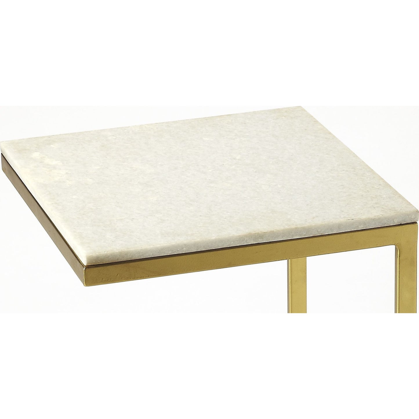 004 S-242737 | Additional Silo | Lawler Modern End Table by Butler Specialty Company. Made from iron, marble in a modern style.
