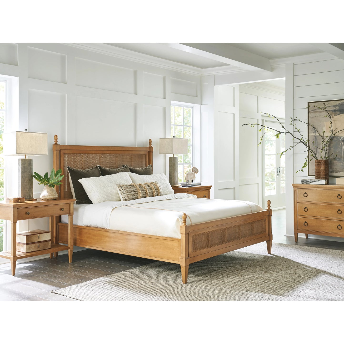 002 SI-1962798,SI-1962799,SI-1962800 | Lifestyle | Strand Poster Bed by Barclay Butera. Made from unique in a modern style.