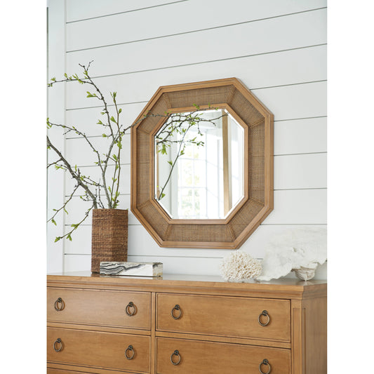 Thalia Octagonal Mirror by Barclay Butera. Made from unique in a cottage & farmhouse style.