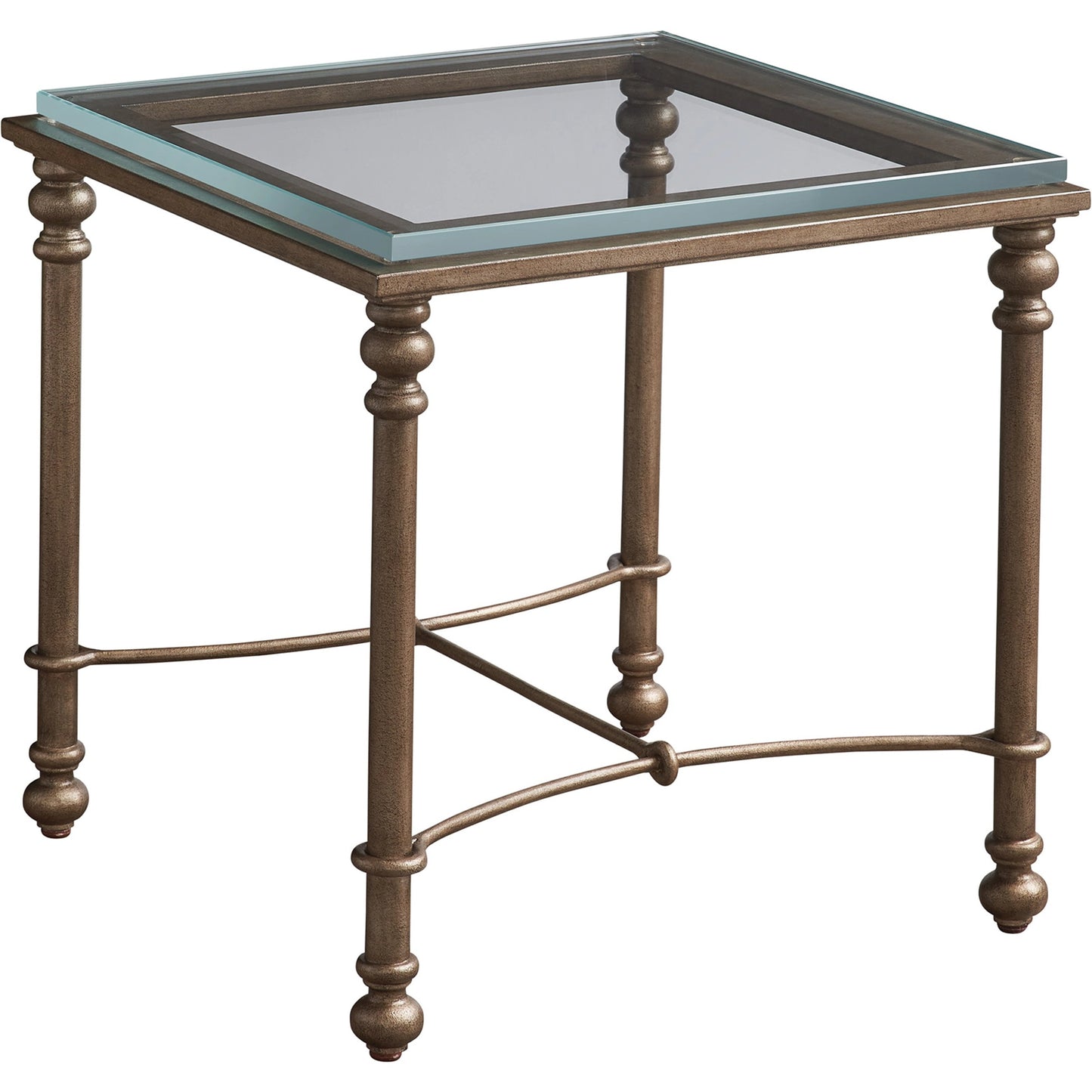001 SI-1962825 | Additional Silo | Bluff End Table by Lexington in burnished brass. Made from unique in a transitional style.