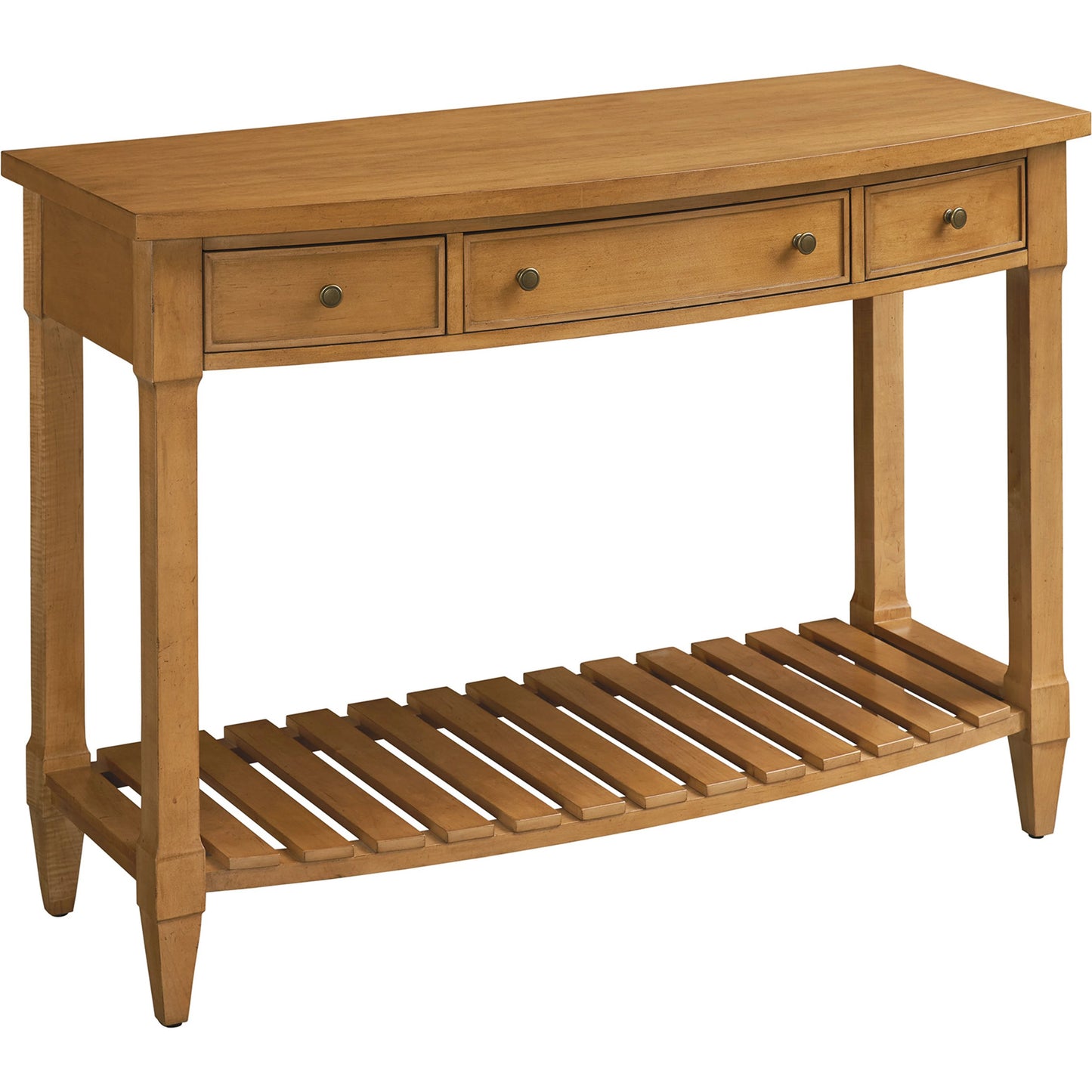 001 SI-1962828 | Additional Silo | Temple Bowfront Console Table by Lexington in table rock. Made from unique in a cottage & farmhouse style.