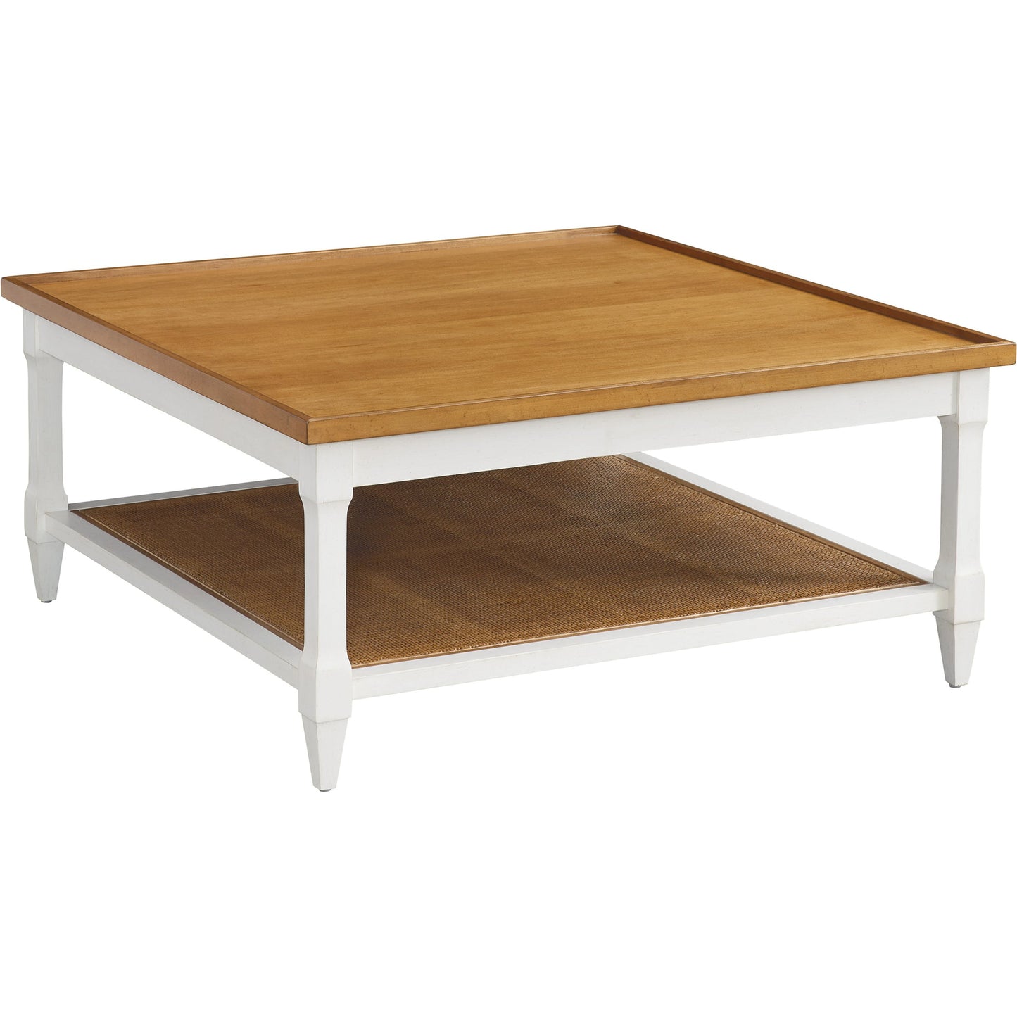 001 SI-1962857 | Additional Silo | Temple Square Cocktail Table by Lexington in white tides, table rock. Made from unique in a cottage & farmhouse style.