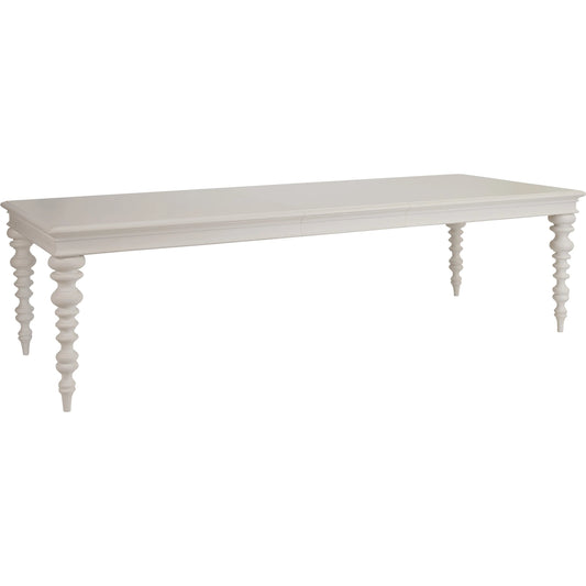 Palazzo Rectangular Dining Table by Lexington in polo mallet white. Made from unique in a traditional style.