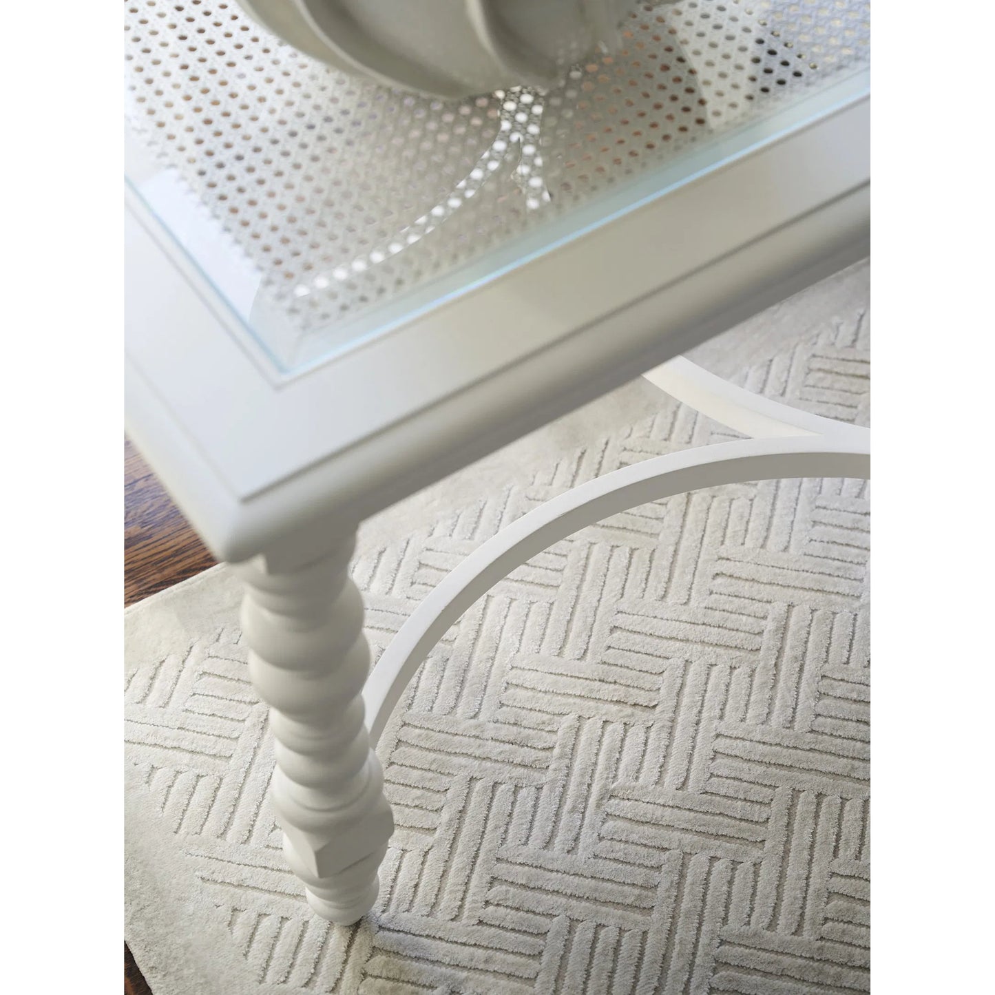 002 SI-2242534 | Additional Silo | Cyprus Square End Table by Barclay Butera in polo mallet white. Made from unique in a unique style.