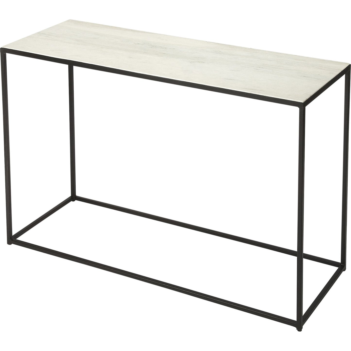 001 S-259945 | Additional Silo | Phinney Console Table by Butler Specialty Company in multi-color and marble, metal. Made from iron, marble in a modern style.
