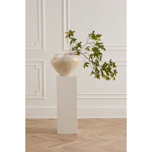 Cumulus Vase by Accent Decor in off-white. Made from ceramic in a modern style.