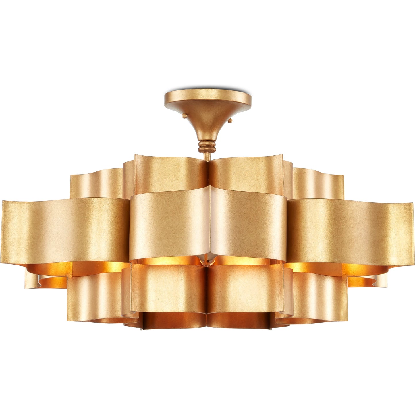 035 S-223840 | Additional Silo | Grand Lotus Chandelier by Currey and Company. Made from unique in a modern style.