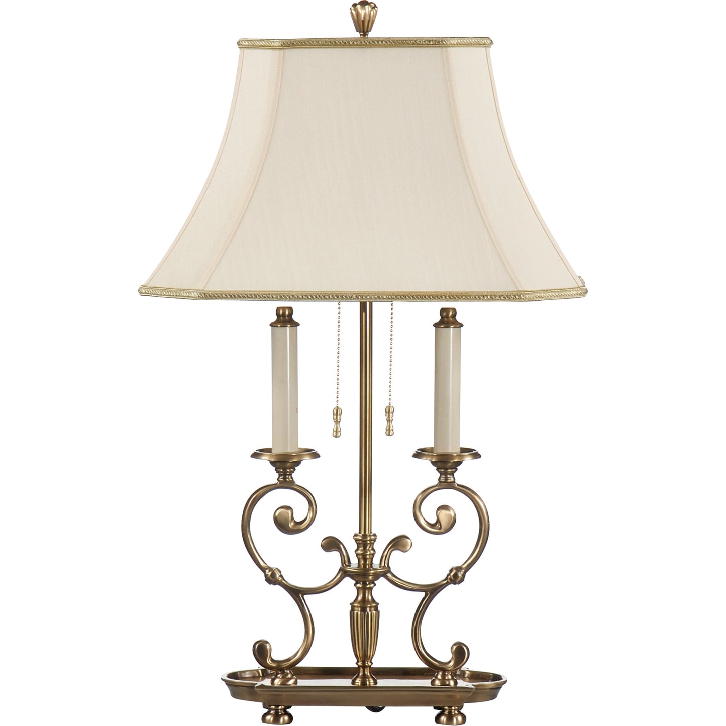 001 SR-384790 | Primary Silo | Barrymore Lamp by Wildwood in antique patina. Made from brass in a traditional style.