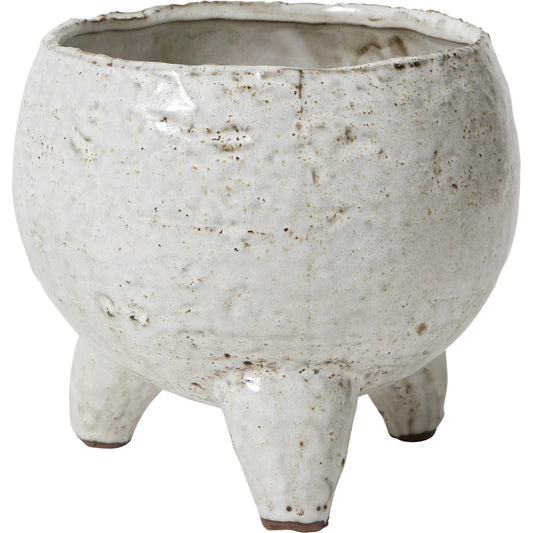 Noah Pot by Accent Decor in tan. Made from ceramic in a transitional style.